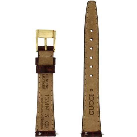 authentic gucci brown watch band